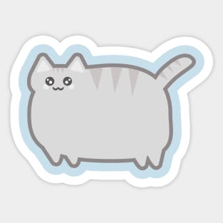 Kawaii Fat Cat Sticker